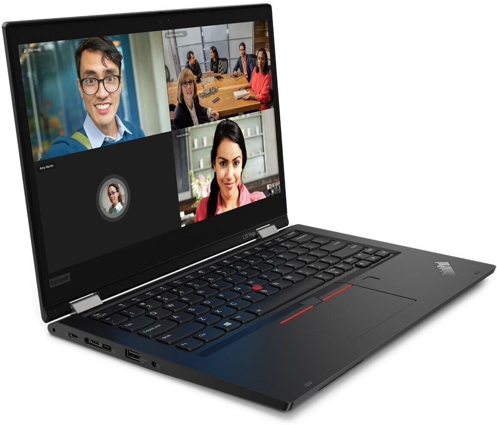 Ноутбук Lenovo ThinkPad L13 Yoga Intel Core i3 10110U, 2.1 GHz, 8192 Mb, 13.3; Full HD 1920x1080, 256 Gb SSD, DVD нет, Intel HD Graphics, WiFi, Bluetooth, Windows 10 Professional, черный 20R50002RT