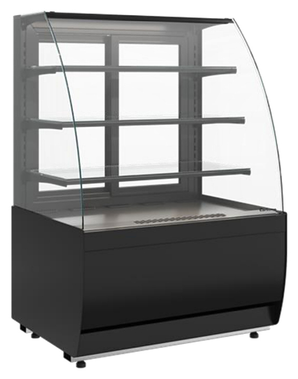 Витрина кондитерская Carboma K70 VM 1,3-1 Light версия 2.0 (Techno 9005)