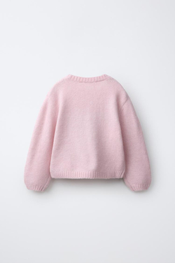 ZARA СВИТЕР С ПРИНТОМ BAMBI © DISNEY, РОЗОВЫЙ
