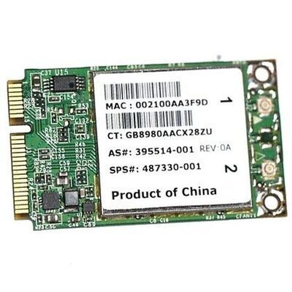 Модем HP 802.11a/b/g/n PCi Mini WiFi Card 395514-001
