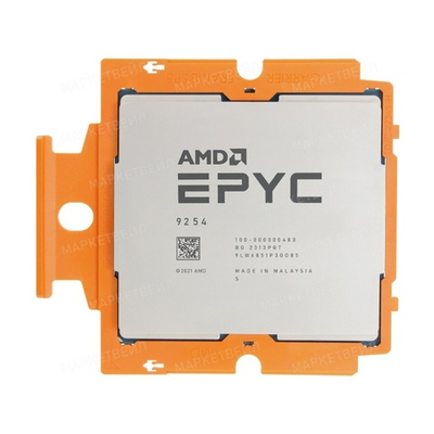 Процессор AMD EPYC 9254, 24/48, 128MB, 200W