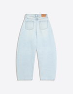 Женские джинсы barrel с высокой посадкой - BERSHKA