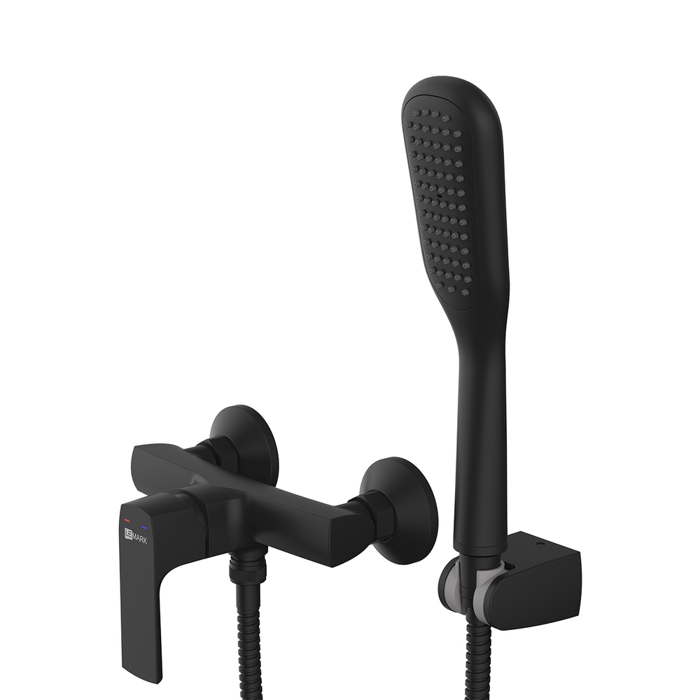 СМЕСИТЕЛЬ ДЛЯ ДУША  ЧЕРНЫЙ LM7203BL URSUS