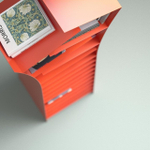 Дизайнерская полка Zipper Bookshelf by Knoxx