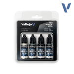Vallejo True Metallic Metal - набор Obsidian Black