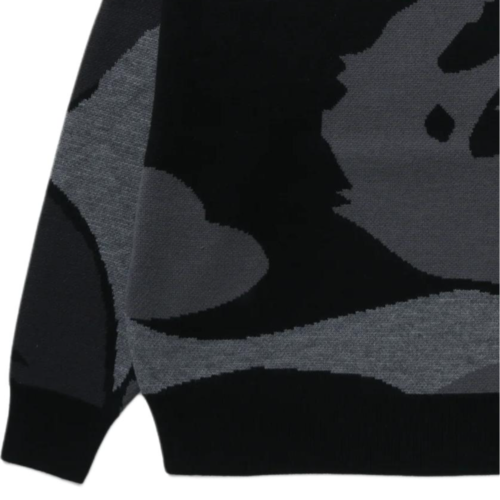 A Bathing Ape Bathing Ape Fw25 Sweater черный