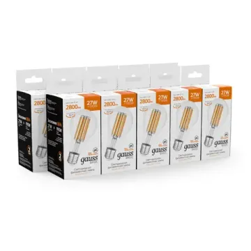 Лампа 27W 2700К E27 40712172 Basic Filament Gauss
