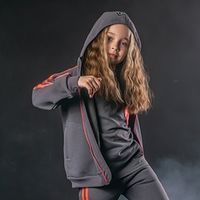 Толстовка "Тринити" серая подростковая