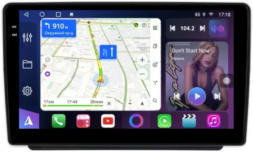 Магнитола для Land Rover Freelander 1 2003-2006 - FarCar S500-TS10 монитор 9.5" QLED на Android 14, Быстрая, CarPlay, 4G SIM-слот