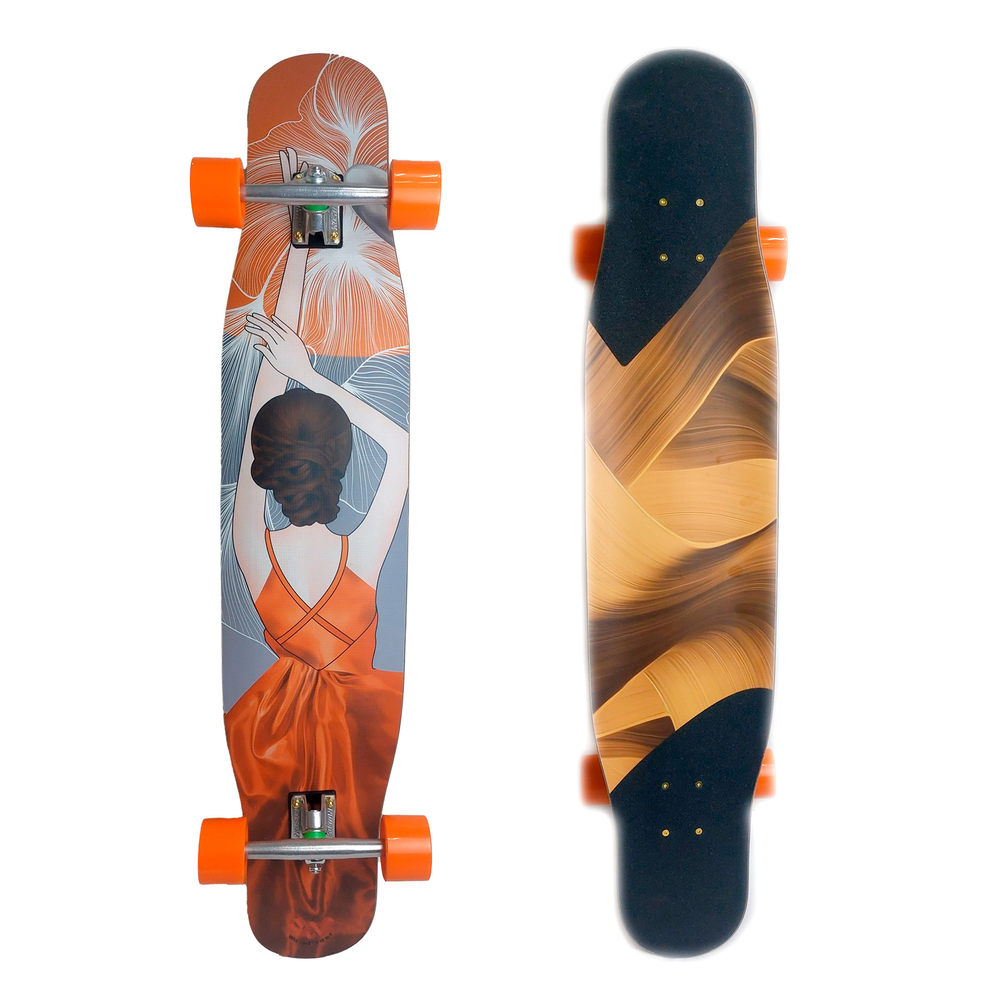 Комплект лонгборд WaveRider DesertRose 44/112см