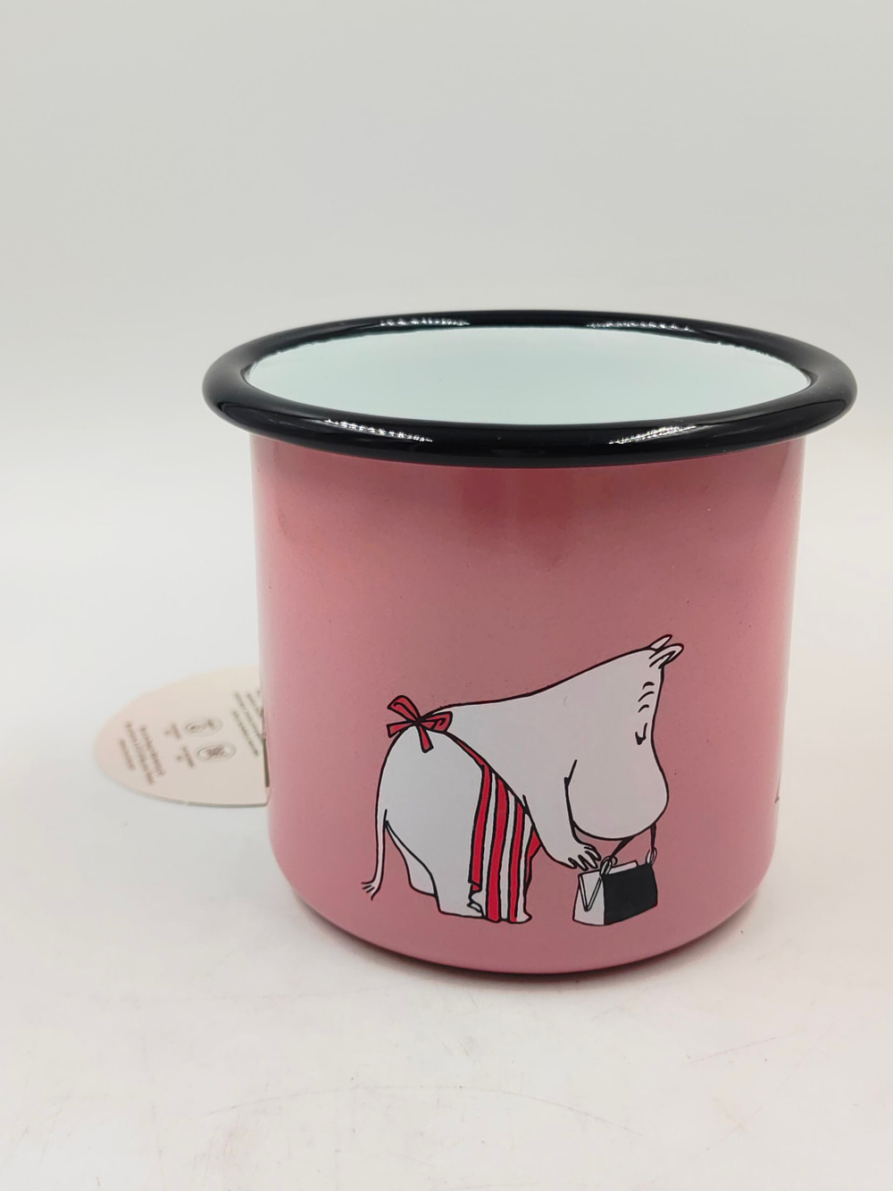 Эмалированная кружка Moomin "Moominmamma", розовая, 370 мл (из Финляндии)