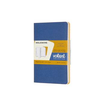 Блокнот Moleskine Volant Pocket 90x140 мм 80 стр. линейка мягкая обложка 2 шт (QP711B41M17)