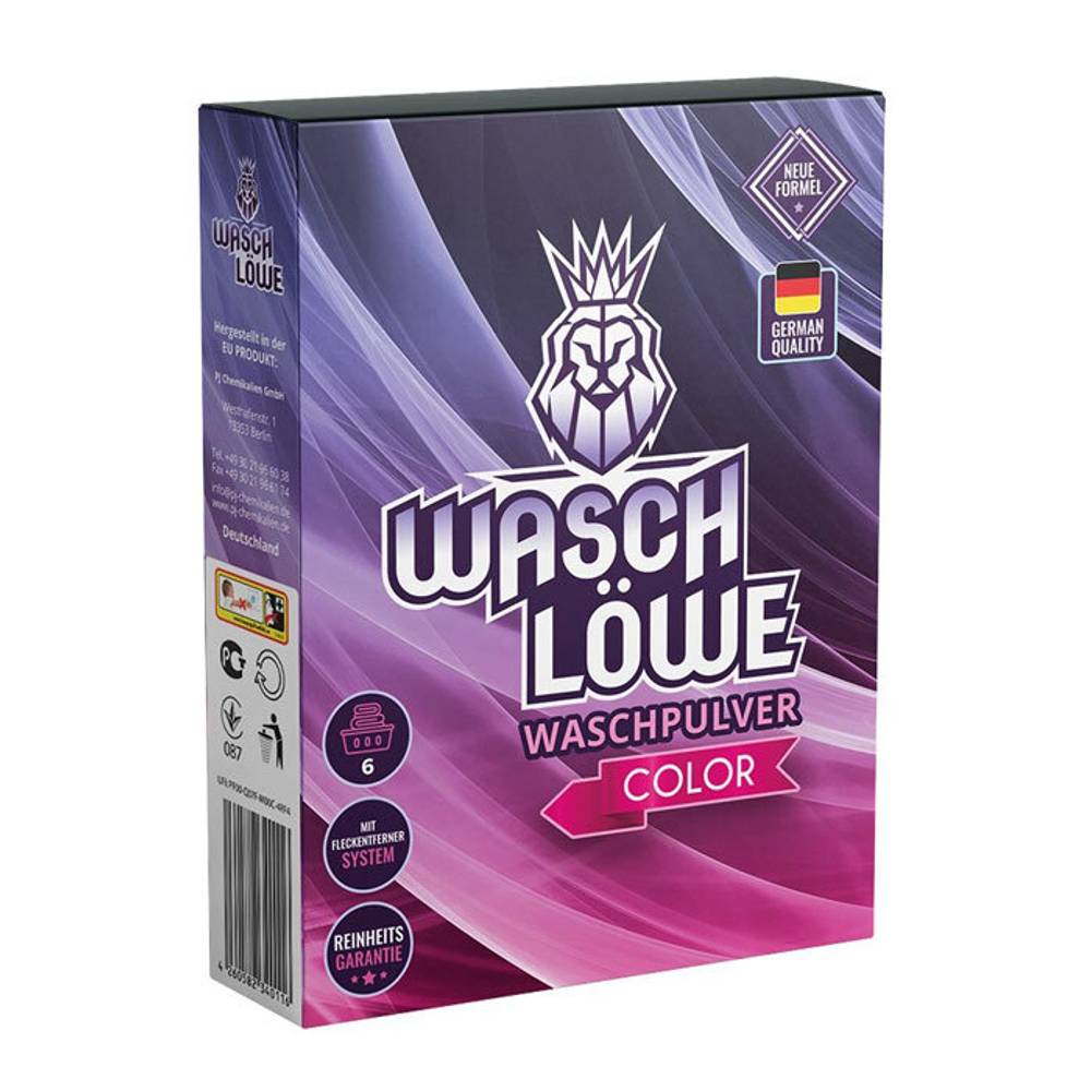 Стиральный порошок Wasch Lowe Color в коробке 3,0 кг