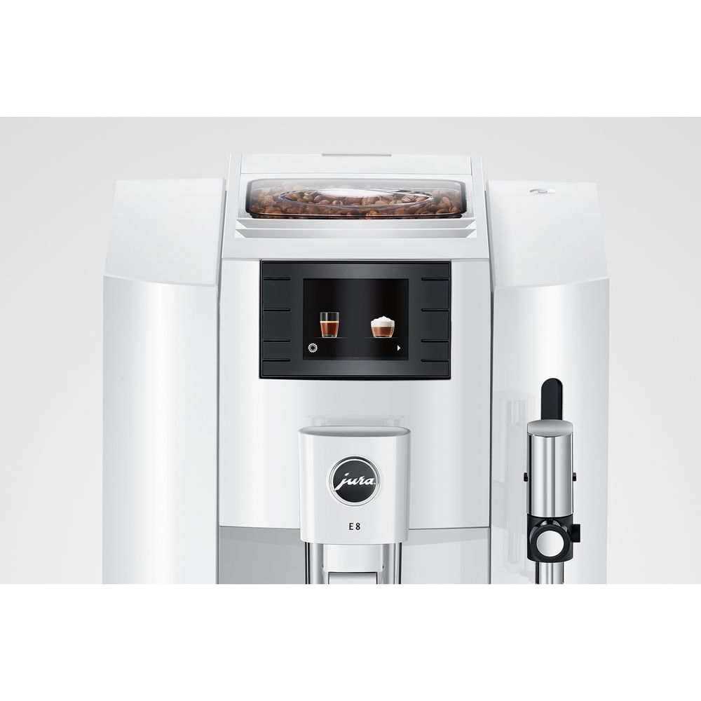Кофемашина Jura E8 Piano White EB (15353) - 5