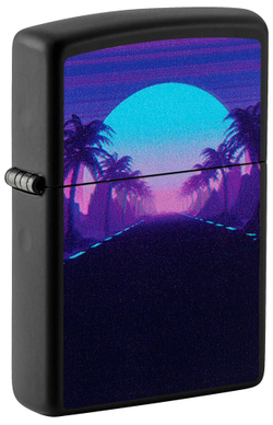 Зажигалка ZIPPO 49809 Sunset Black Light