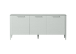 Тумба Type oak 3 двери ширина 160 см (светло-серый)