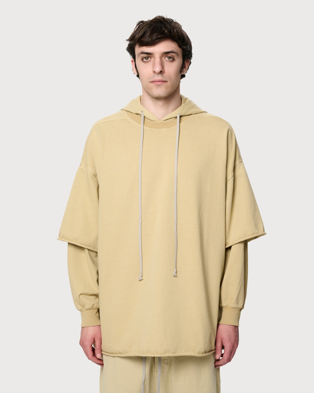RICK OWENS DRKSHDW ХУДИ БЕЖЕВАЯ HOLLYWOOD TOMMY HUSTLER