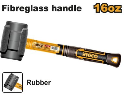Киянка резиновая 450 гр. SUPER INGCO HRUH8816