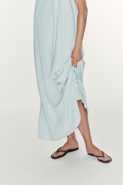 ДЛИННОЕ СТРУЯЩЕЕСЯ ПЛАТЬЕ — ZARA