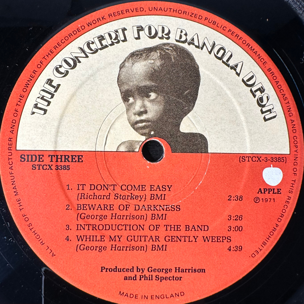 The Concert For Bangla Desh 3LP (Англия 1972г.)