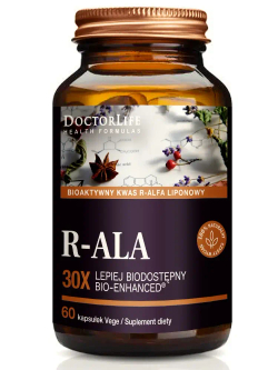 Doctor Life - Биоактивный R-ALA 261 мг, 60 капсул