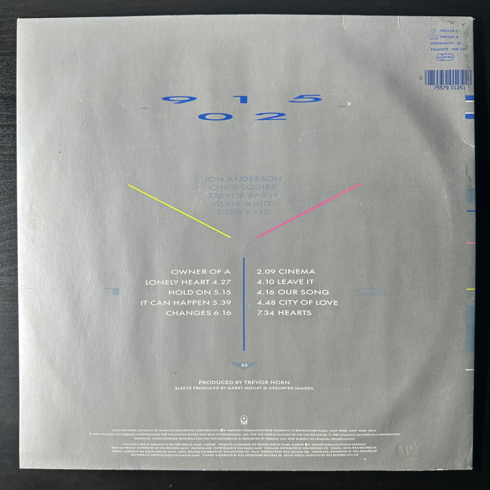 Yes - 90125 (Германия 1983г.)