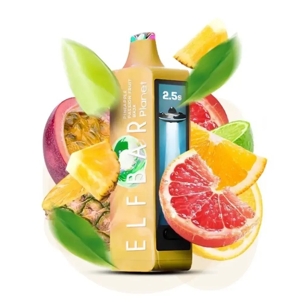 Elf Bar Planet 25000 - Pineapple Passionfruit Baja (5% nic)