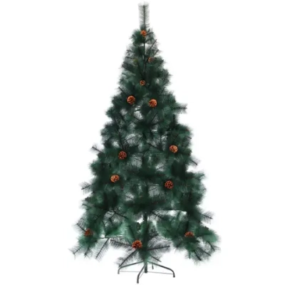 Ёлка «Волшебная шишка» 210 см, леска + шишки (380 веток)