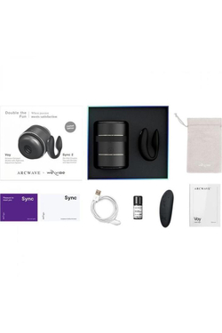 Набор для пар Double the Fun: мастурбатор ARCwave Voy + вибратор We-Vibe Sync 2