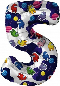 Р Цифра 5 Космонавтики 32''/81 см