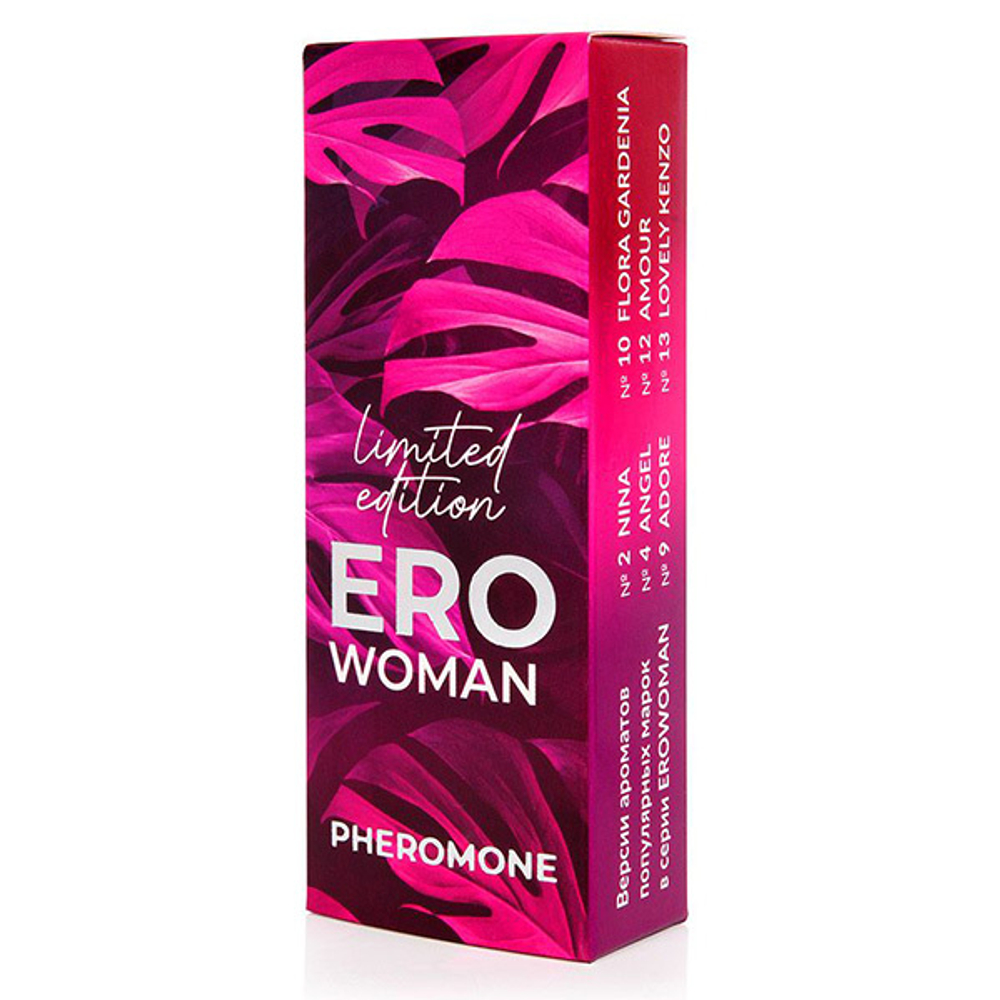 Ароматизирующая композиция с феромонами Биоритм Erowoman Limited Edition №10 Flora Gardenia 10мл