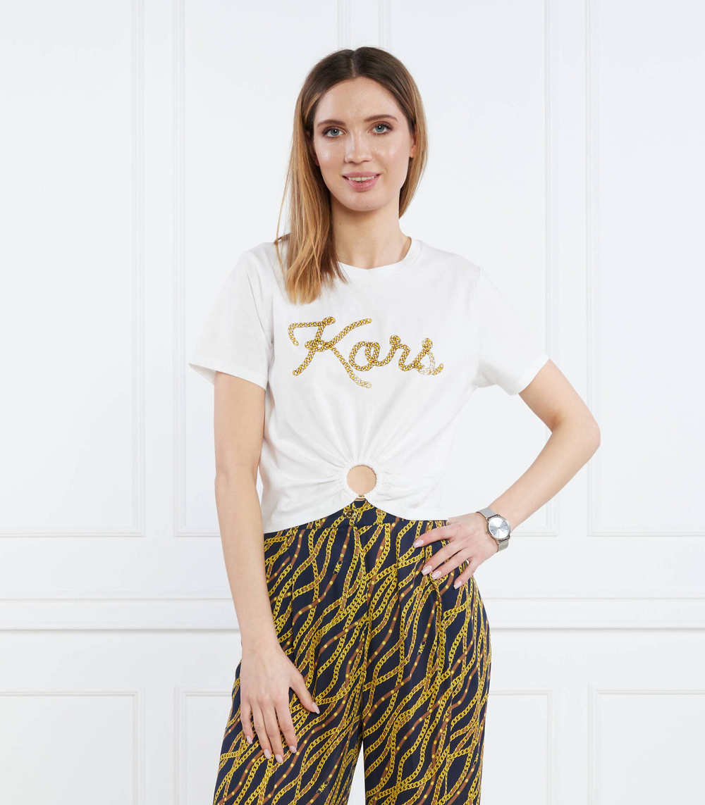 Футболка KORS LOGO Michael Kors - белый(MS3510B97J)