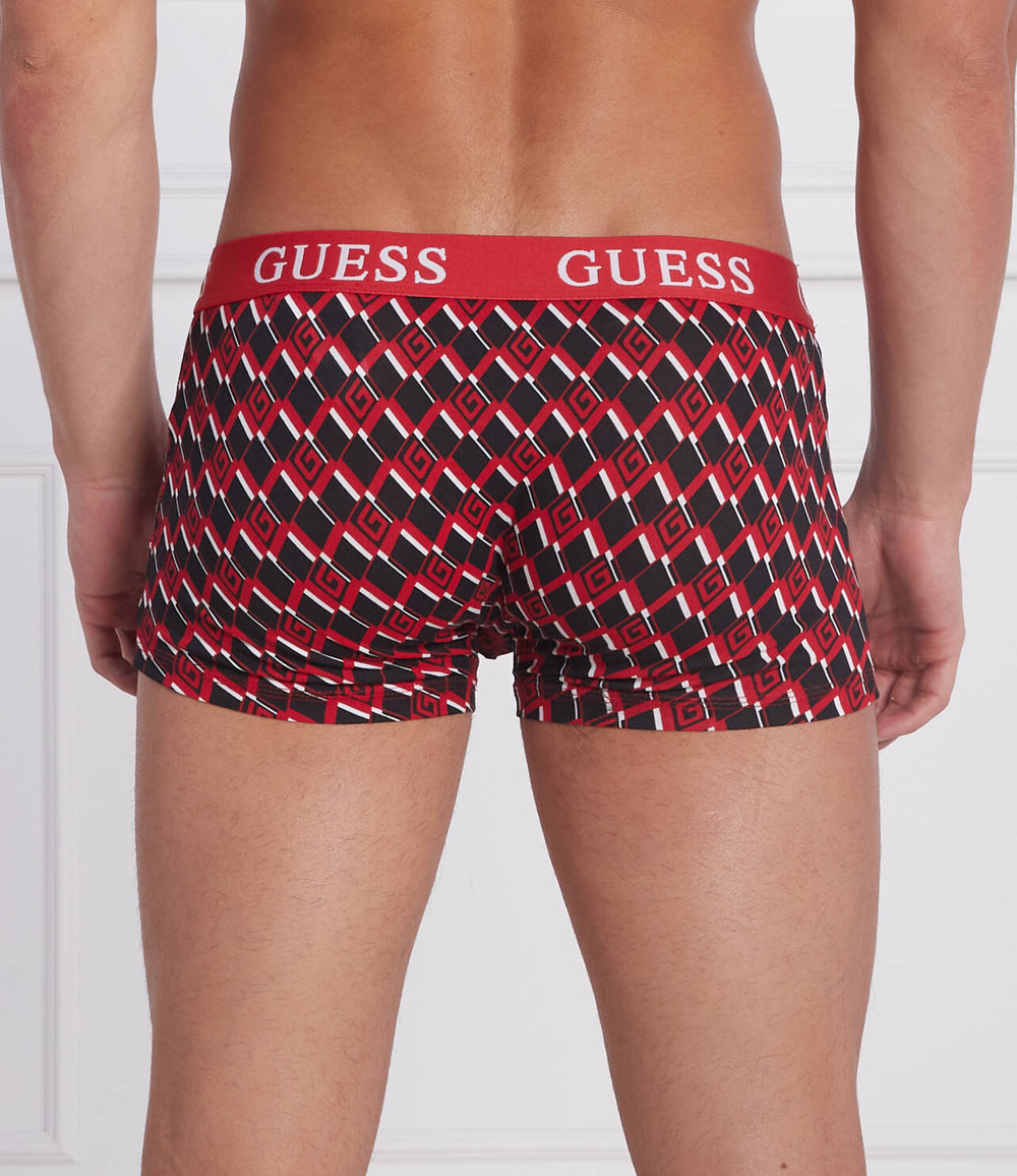 Трусики-боксеры 3шт. Guess Underwear - красный(U2BG05 K6YW0)