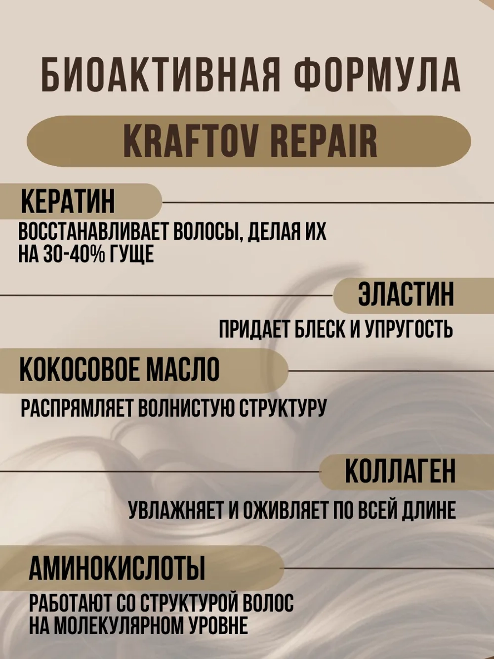 Шампунь и маска для волос с кератином набор
