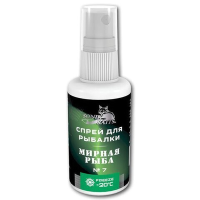 Спрей для рыбалки Sonik Baits 0.05л МИРНАЯ РЫБА № 7