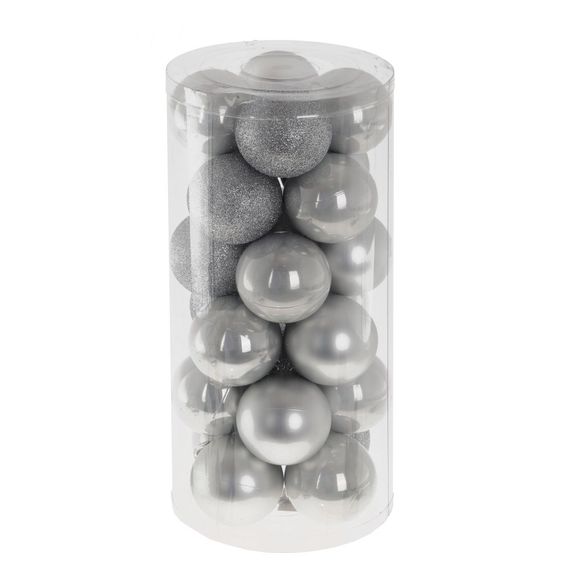 Набор из 24шт Украшение новогоднее "Шар", D 6 см, L 14,5 W 14,5 H 30,5 см