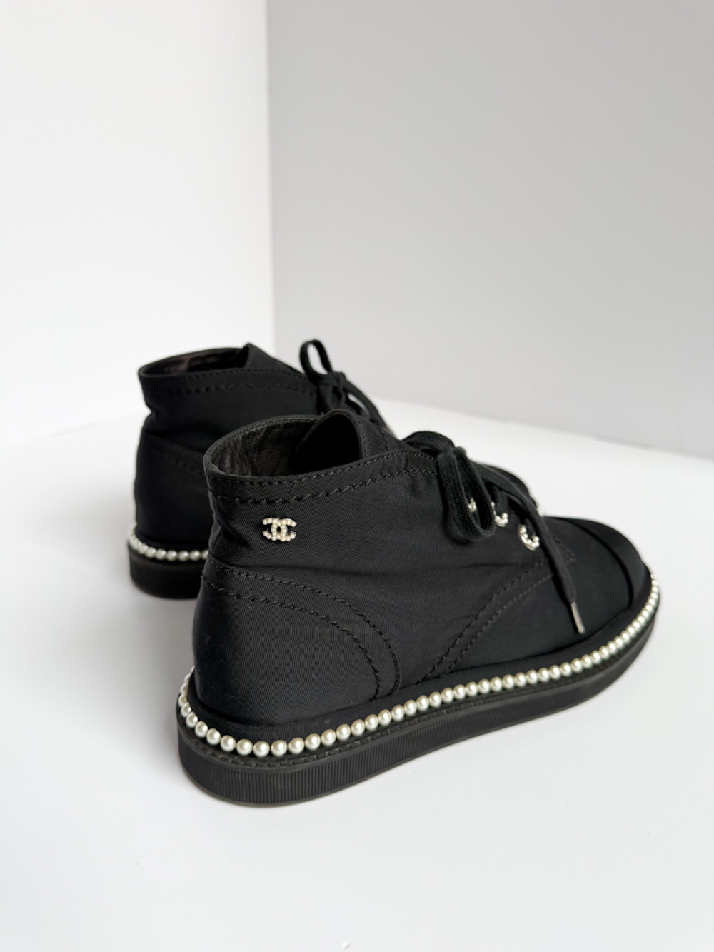 Текстильные ботинки Chanel, 38