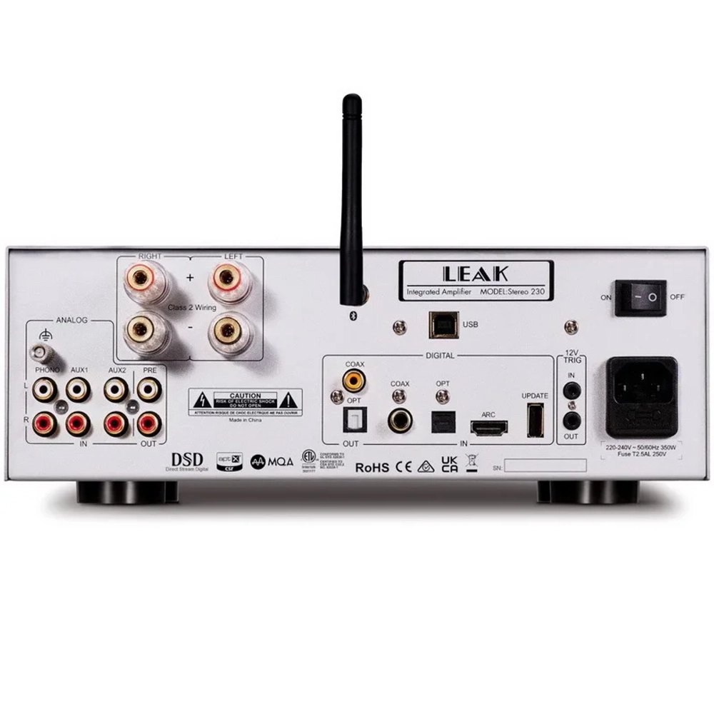Leak Stereo 230 Silver — интегральный стереоусилитель премиум-класса
