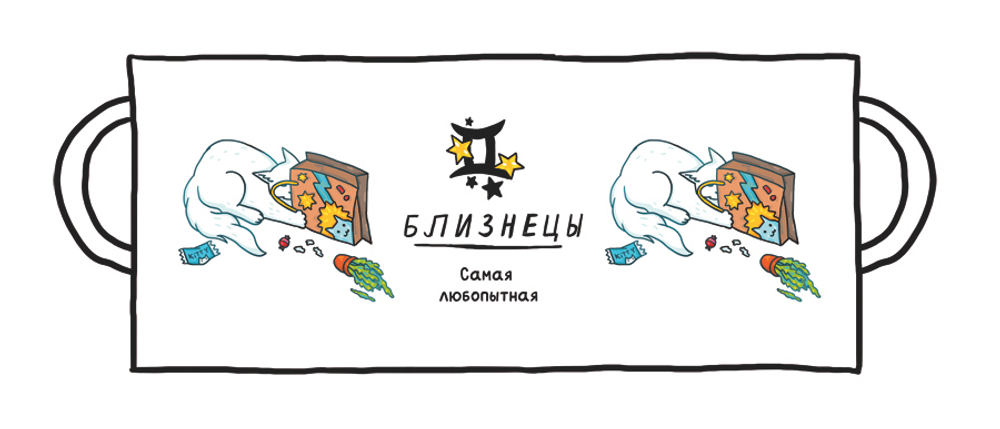 Кружка "Котозодиак"