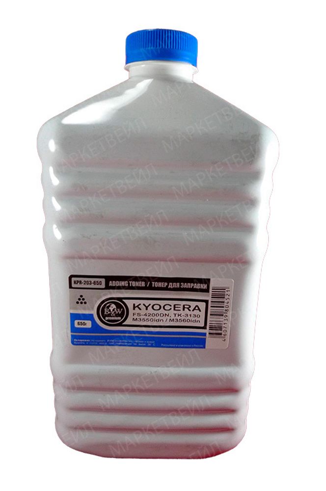 Тонер для Kyocera TK-3130/TK-3190/FS-4200/M3550/P3055/P3060 (650г) B&amp;W Premium (Tomoegawa)