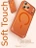 Чехол накладка iPhone 17 Pro / 18 Pro 6.3" Gurdini Slim Series with Magsafe Orange