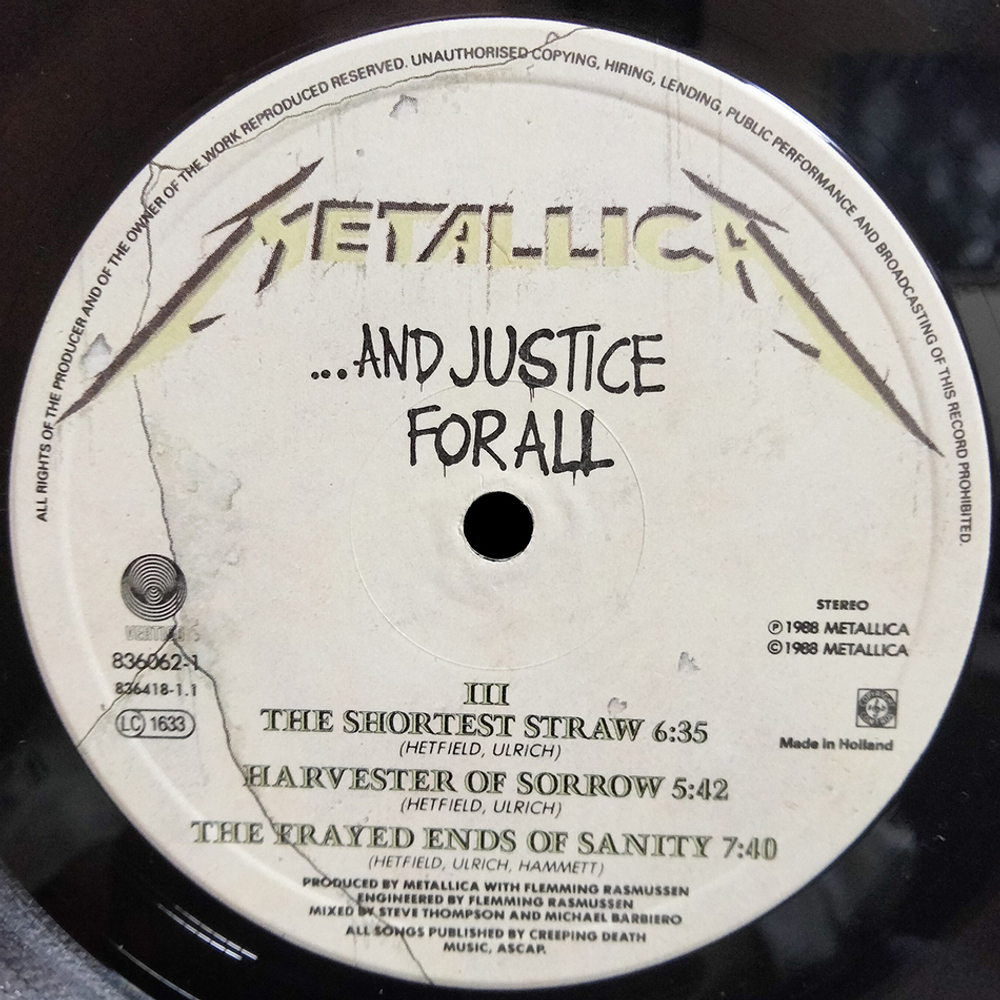 Metallica / ...And Justice For All (2LP)