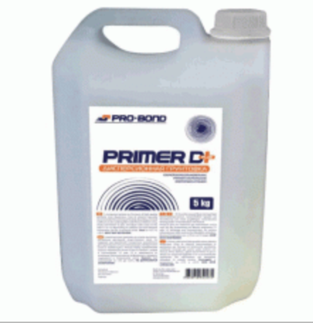 Probond PRIMER D PLUS Грунтовка под клей – На водной основе – Для обеспыливания и консолидации (5 л)