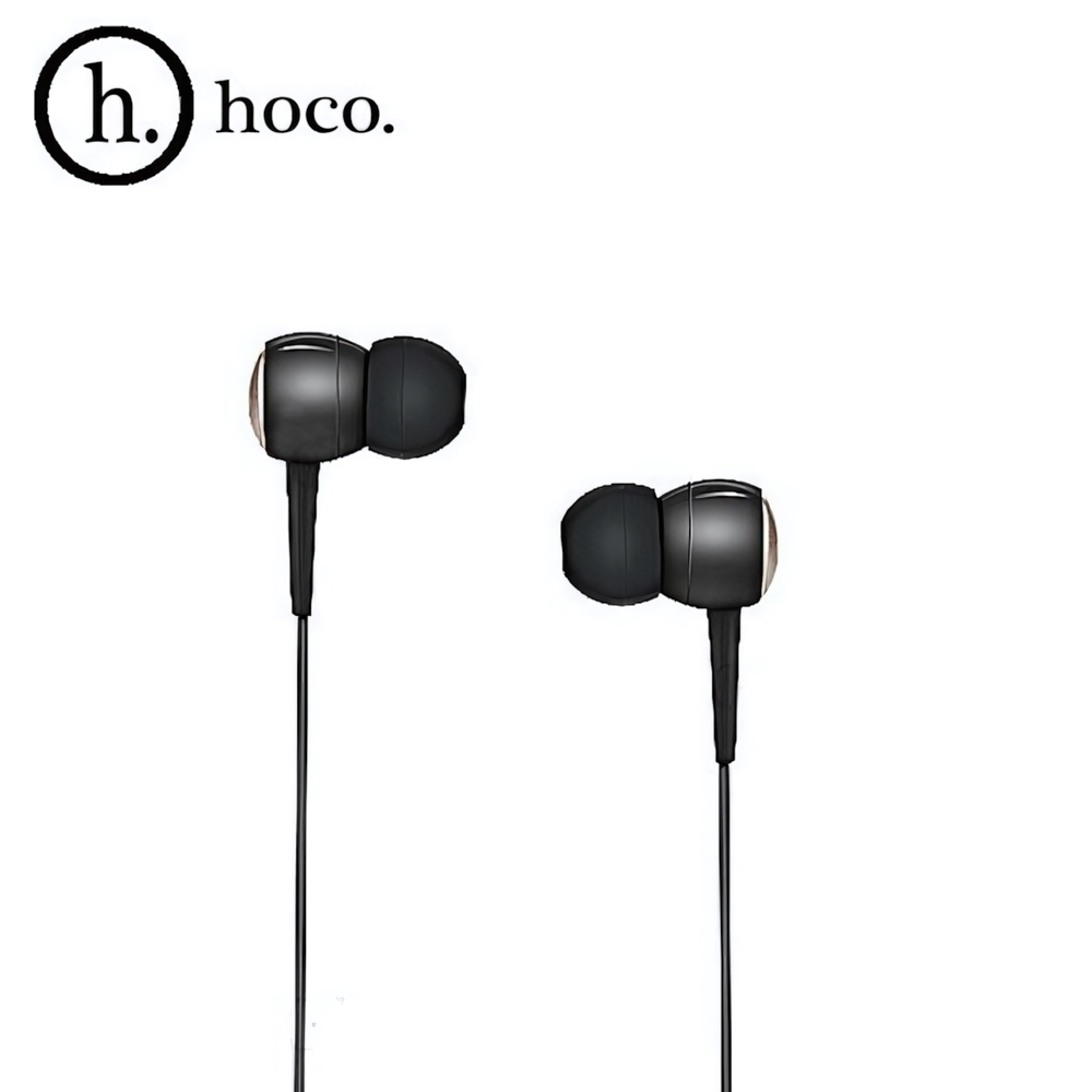 Гарнитура HOCO M19, вакуумные, разъем Jack, кабель 1.2 м Black