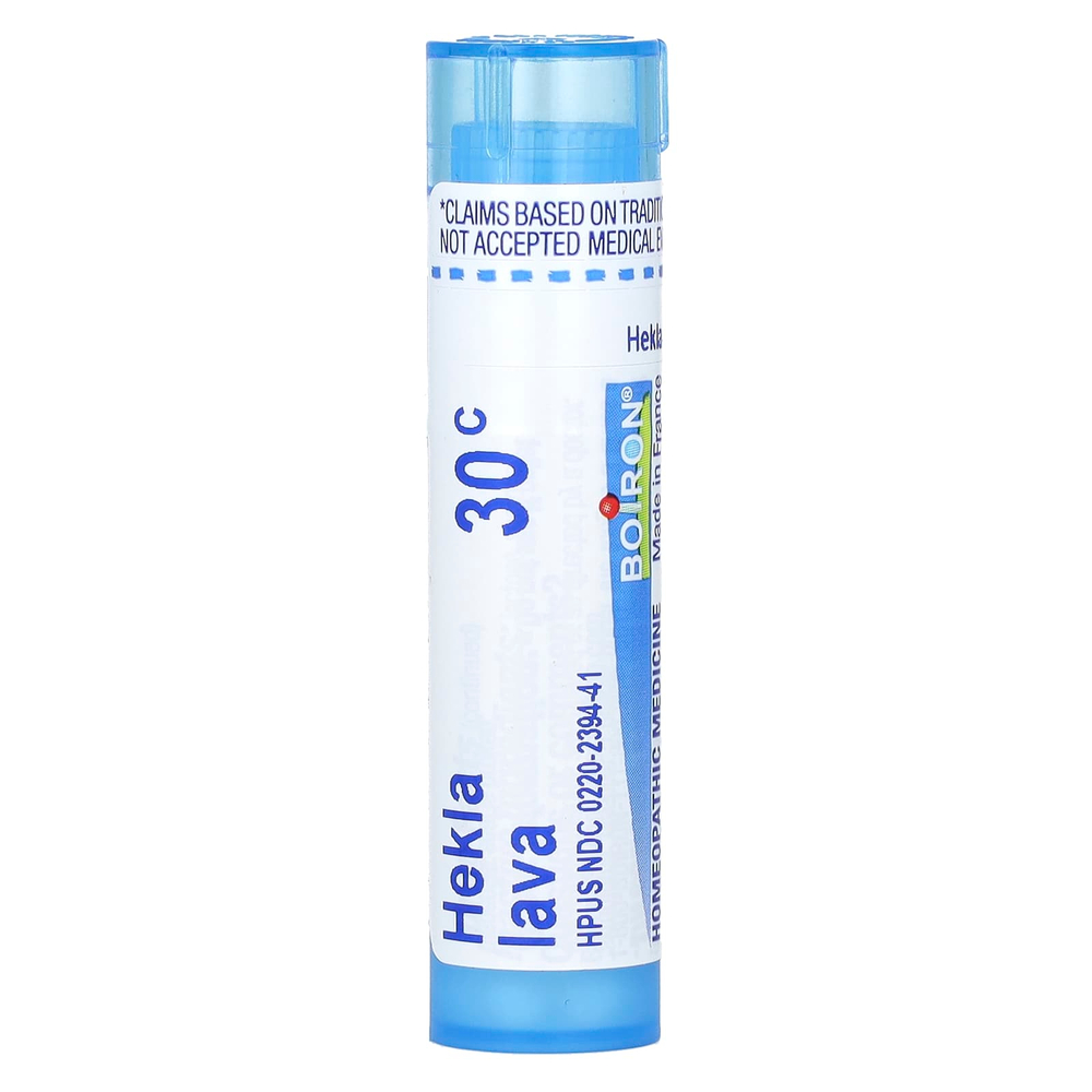 Boiron, Hekla Lava, 30C, облегчение зубной боли, прибл. 80 гранул