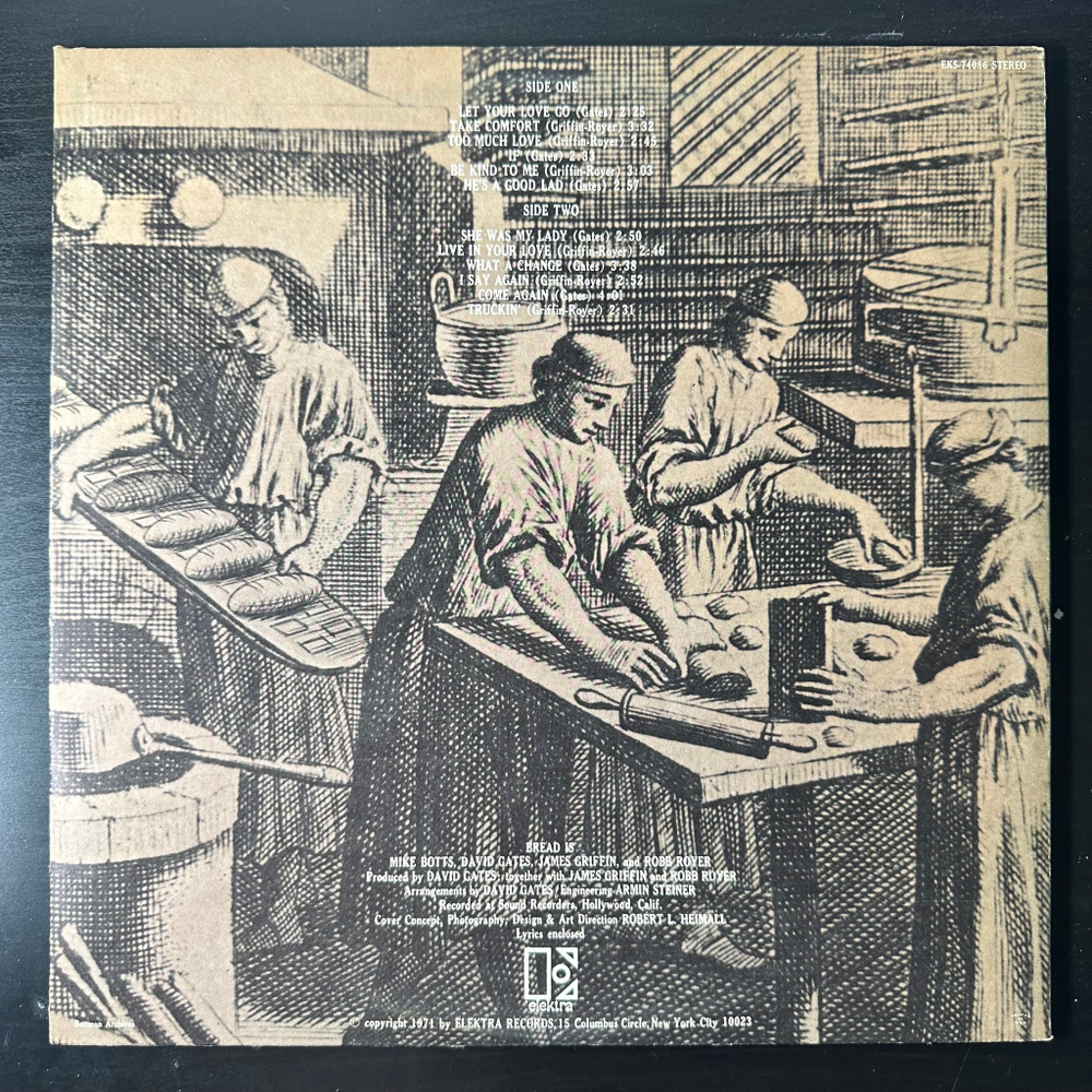Bread ‎– Manna (США 1971г.)