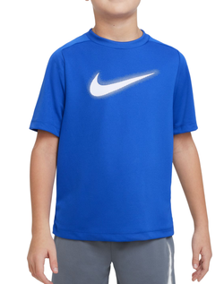 Футболка для мальчика теннисная Nike Dri-Fit Multi+ Top - небесный