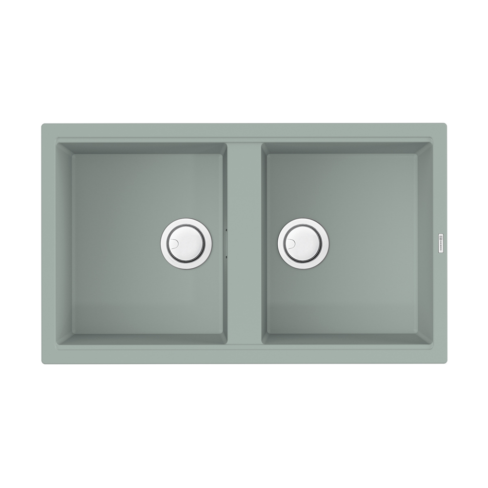 Мойка Omoikiri Kitagawa 86-2-WG Artceramic | Wind green