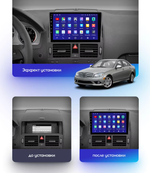 Магнитола для Mercedes-Benz C-класс W204 2007-2011 - Kuberg OL-9947 QLed, Android 13, Быстрейшая, CarPlay, SIM-слот