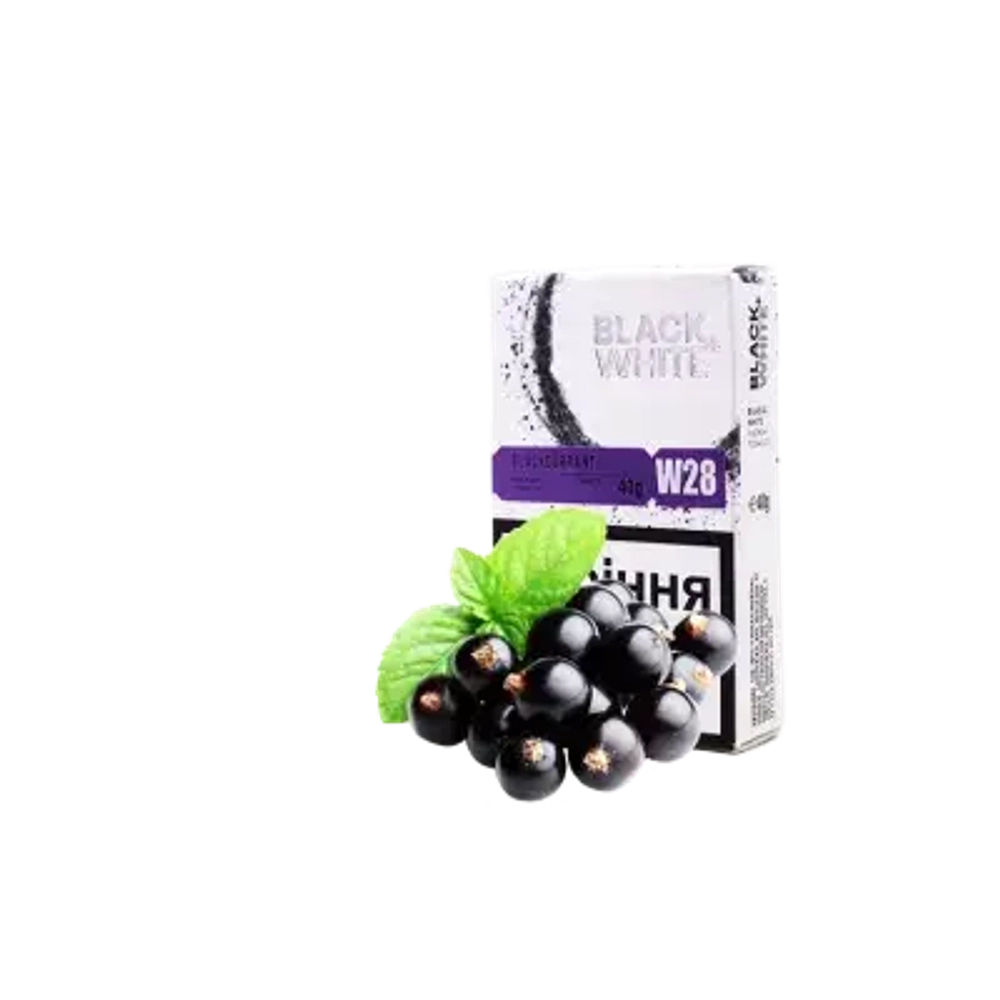 Black&White Blackcurrant (40g)